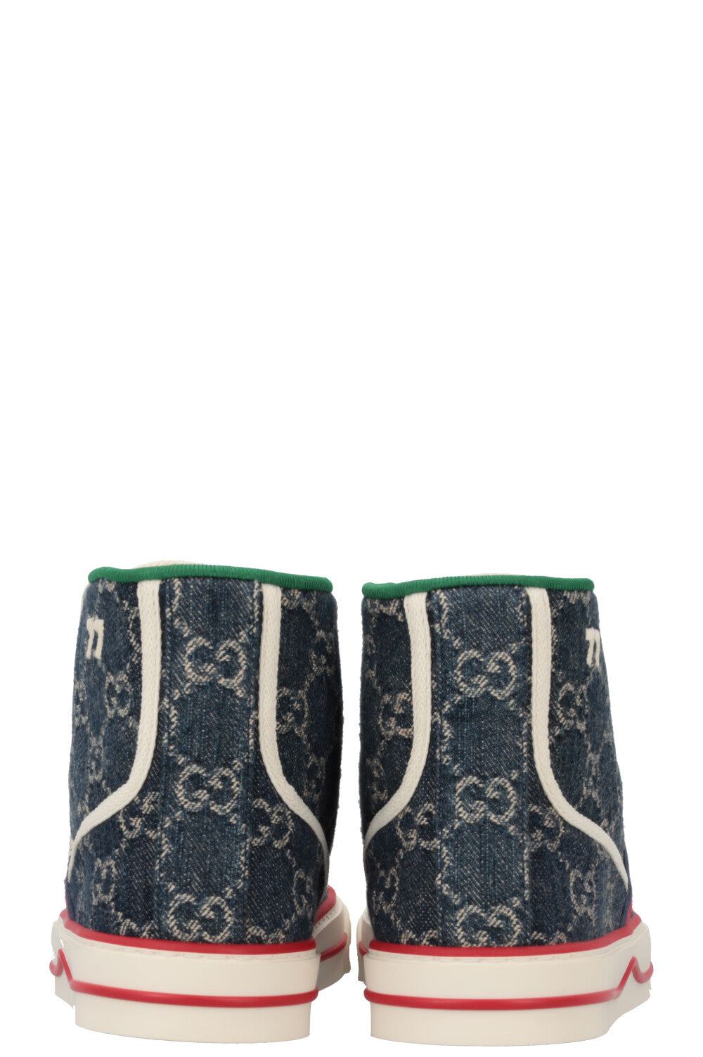 Luxury Gucci Trending 2025 Tennis 1977 High Top Sneakers Denim