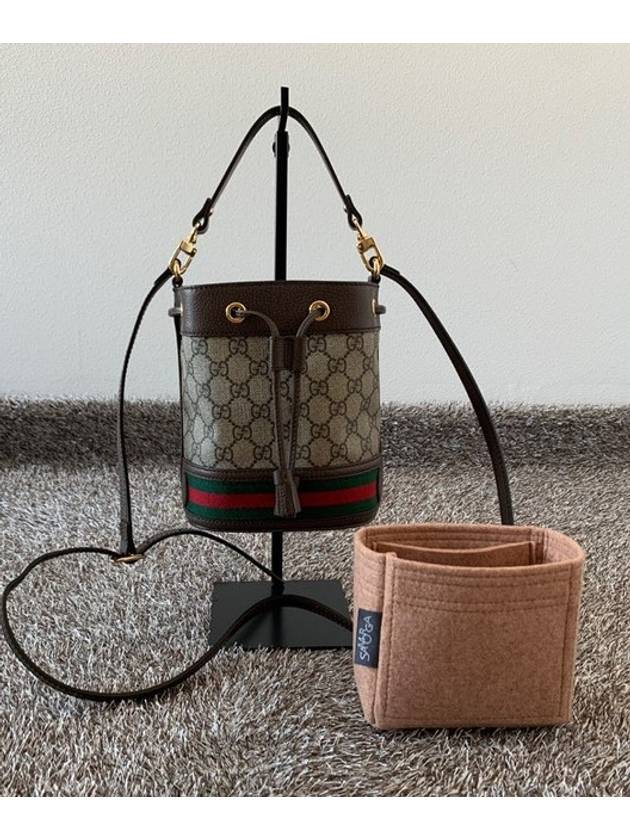 Luxury Gucci Trending 2025 Ophidia GG logo small bucket bag