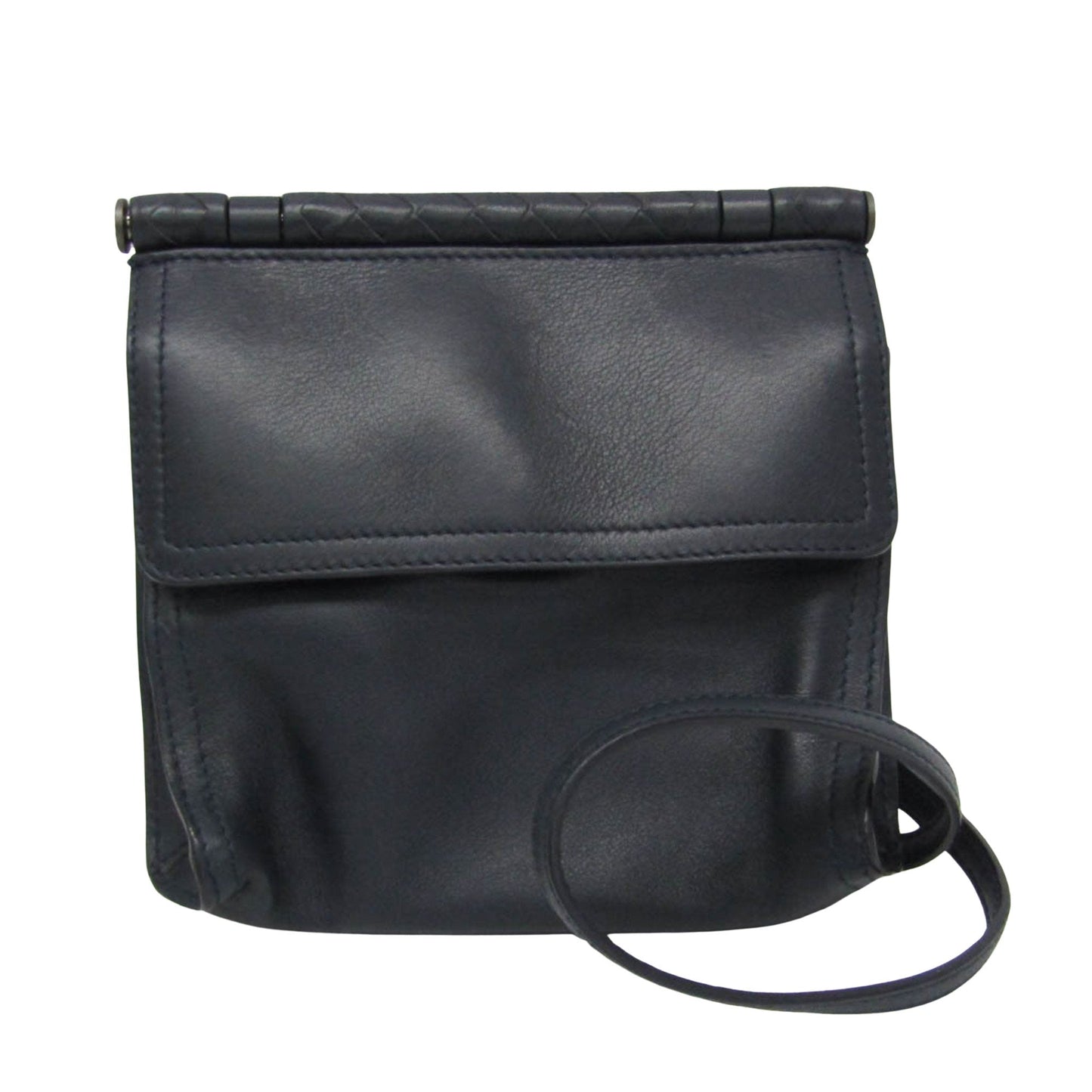 Luxury Bottega Veneta Intrecciato Leather Clutch Bag ()