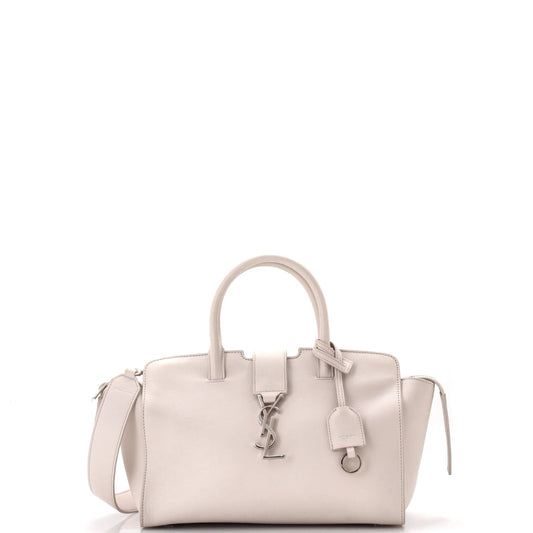 Luxury Saint Laurent Monogram Cabas Downtown Leather Baby