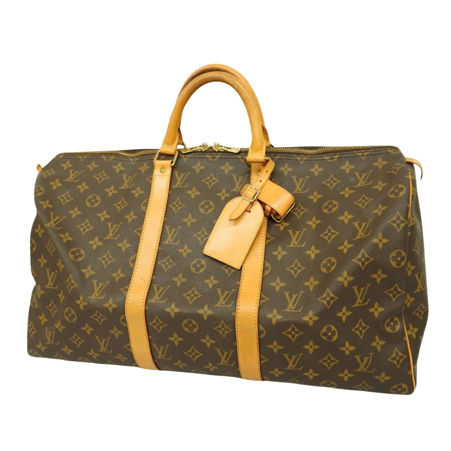 Louis Vuitton Keepall 50  Canvas Travel Bag ()