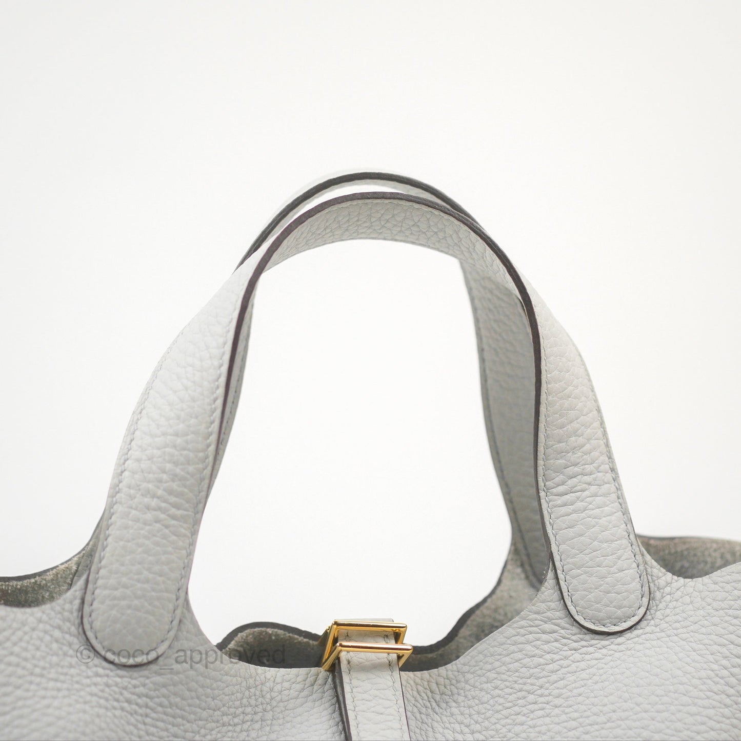 Hermès Picotin 18 Blue Pale Clemence Gold Hardware