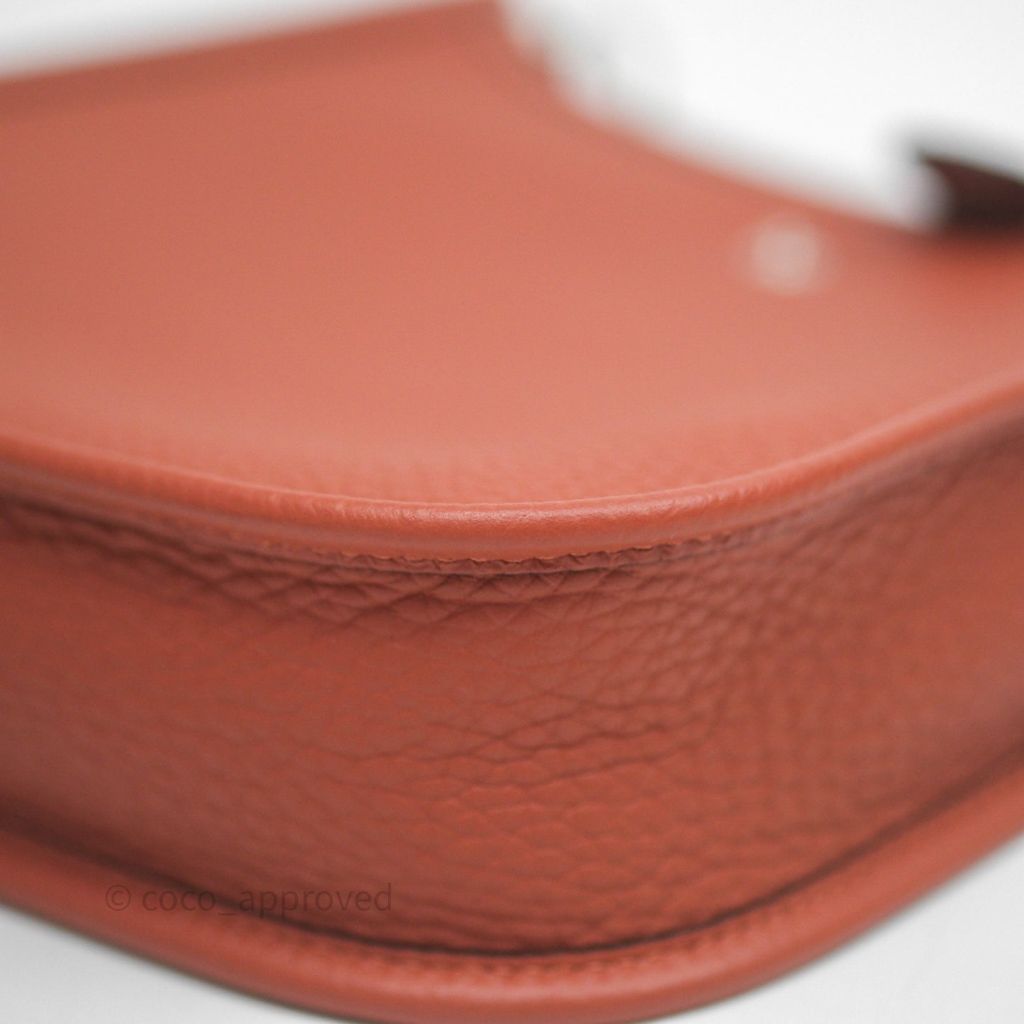 Hermès Mini Evelyne 16 Cuivre 6C Clemence Palladium Hardware