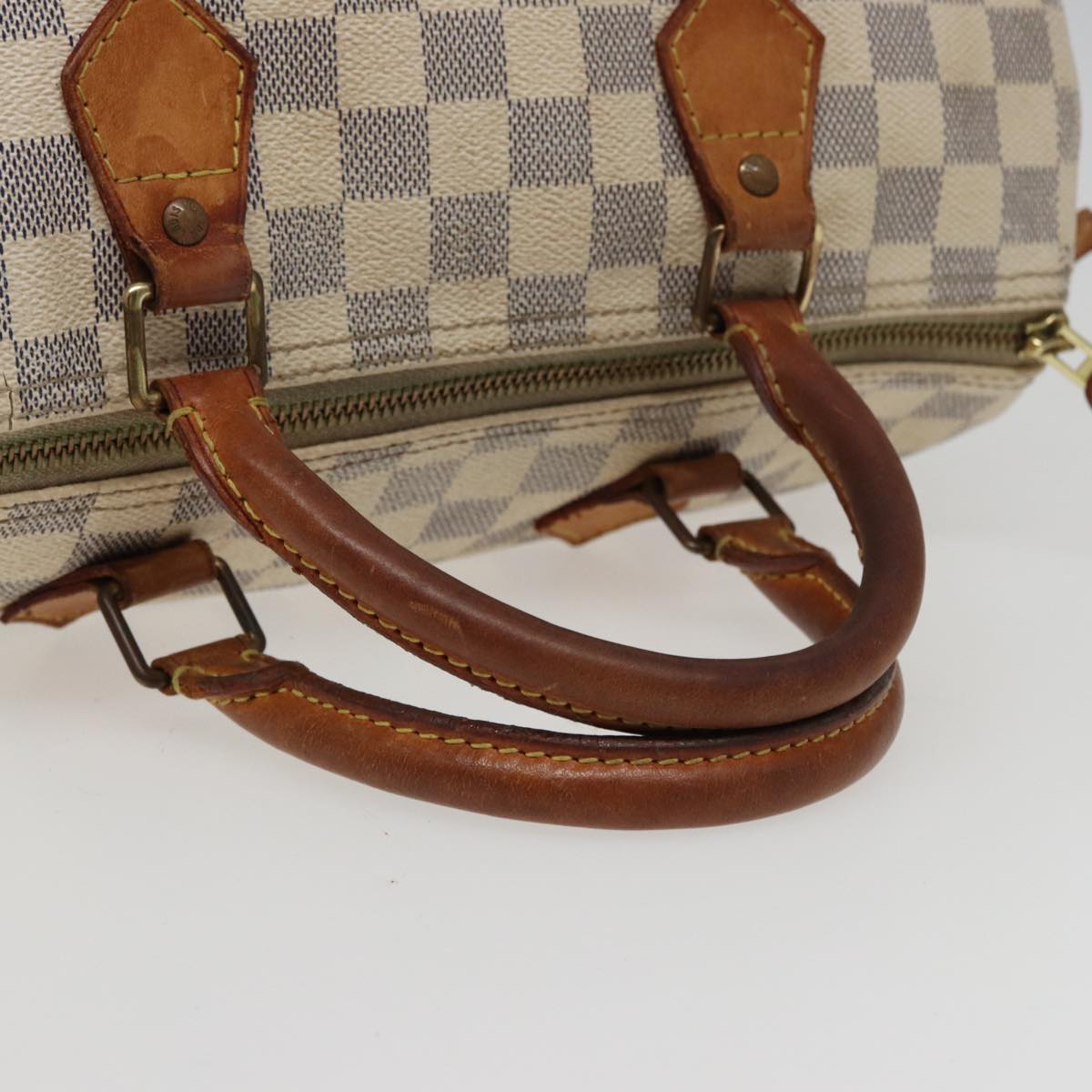 LOUIS VUITTON Damier Azur Speedy 30 Hand Bag N41533 LV 78068