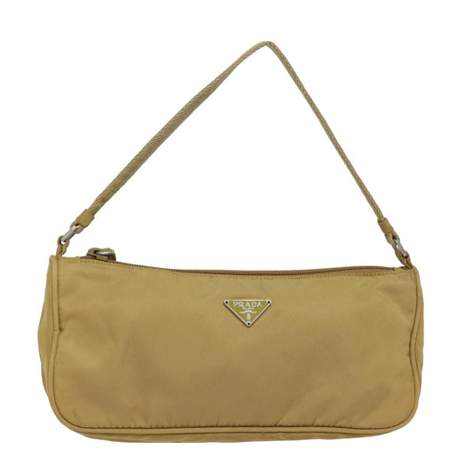 Luxury PradaAccessory Pouch Nylon Beige 78075
