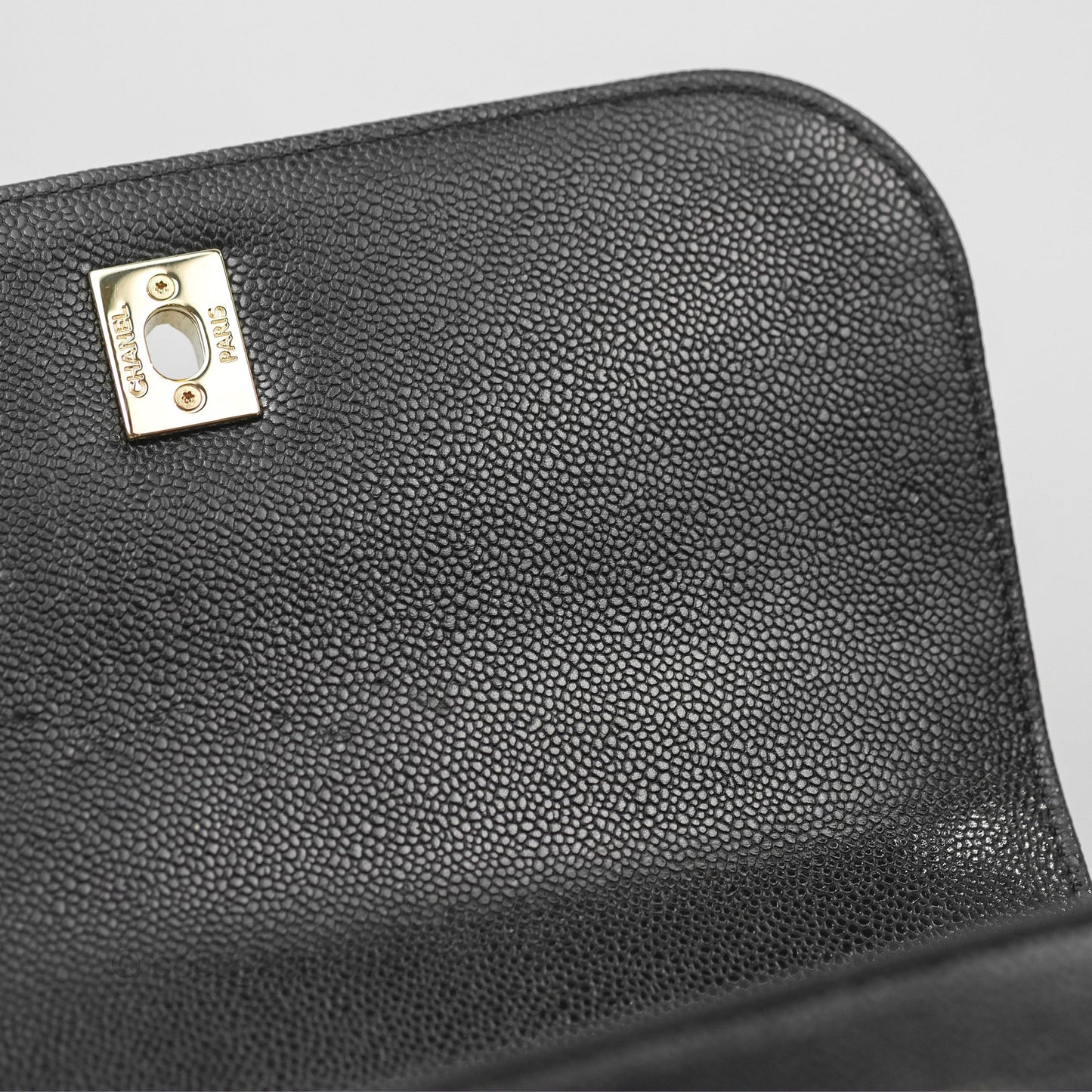Chanel Quilted Medium Business Affinity Flap Black Caviar Gold Hardware