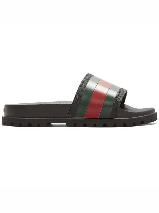 Luxury Gucci Trending 2025 Web Slippers Black