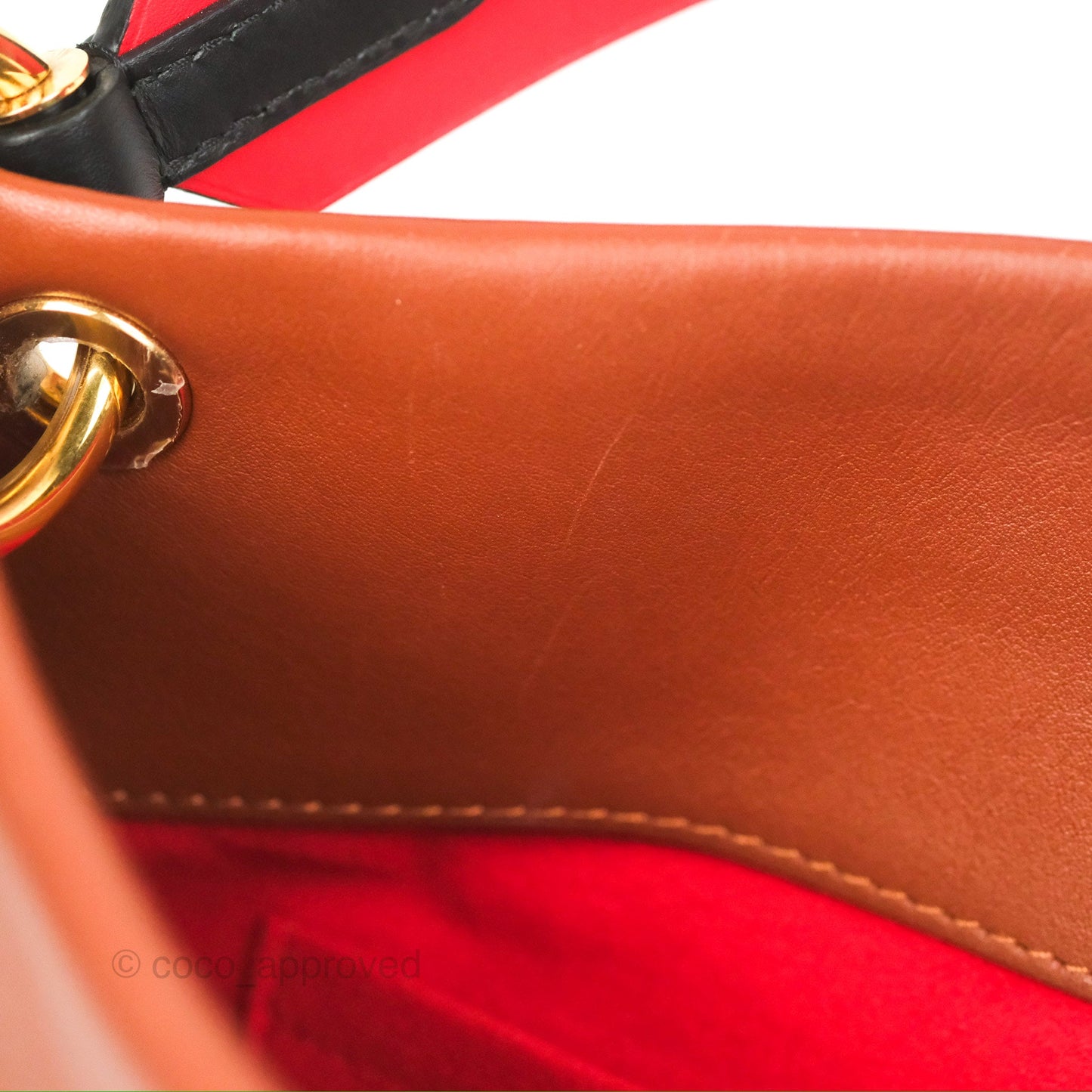 Louis Vuitton Tuileries Besace Bag Brown/Red Monogram