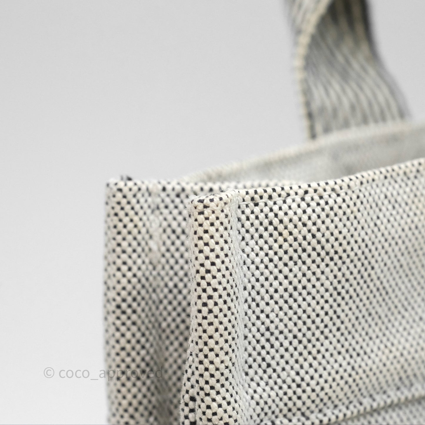 Hermès Herline Tote Bag Grey Canvas Palladium Hardware