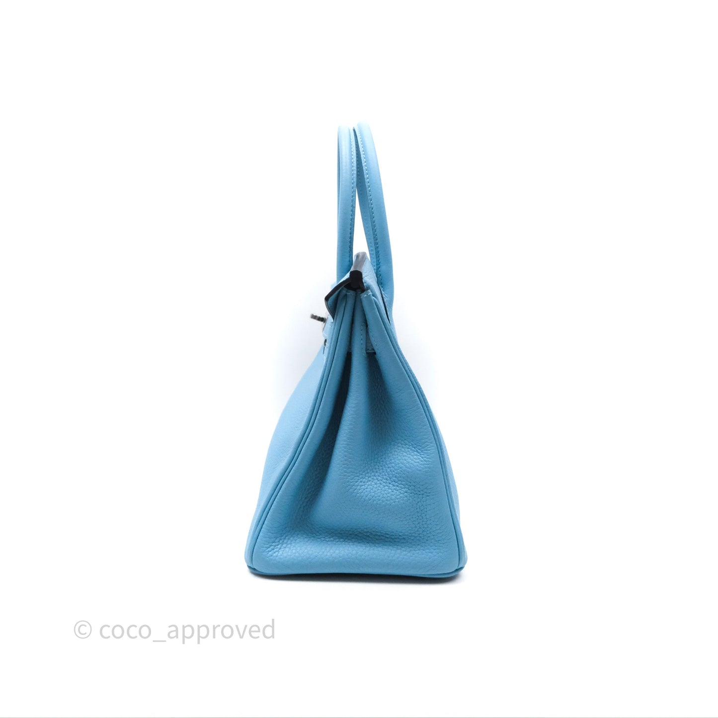 Hermès Birkin 30 Bleu De Nord Togo Palladium Hardware