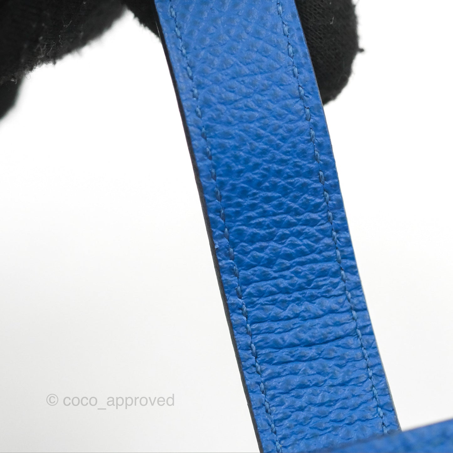 Hermes Bearn Mini Wallet Epsom Bleu De Fance Gold Hardware