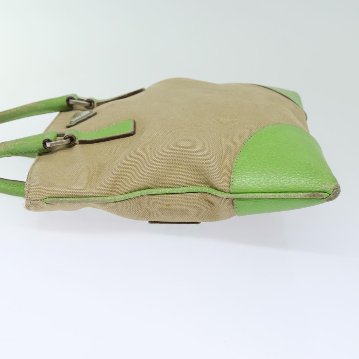 Luxury PradaHand Bag Canvas Beige 78255