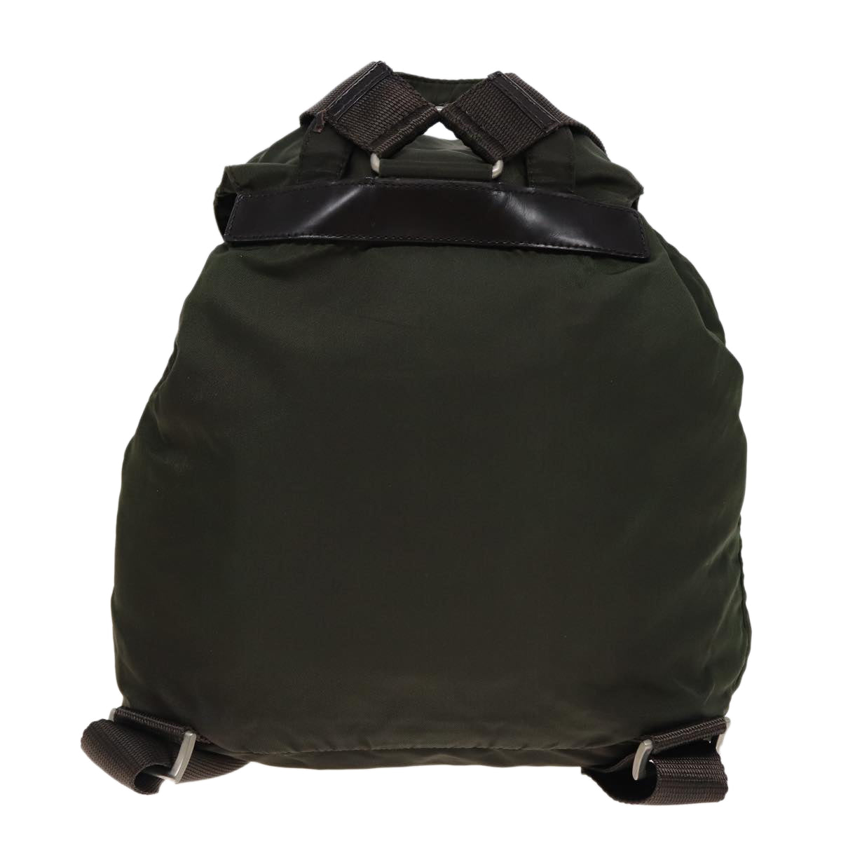 Luxury PradaShoulder Bag Nylon Khaki 78257