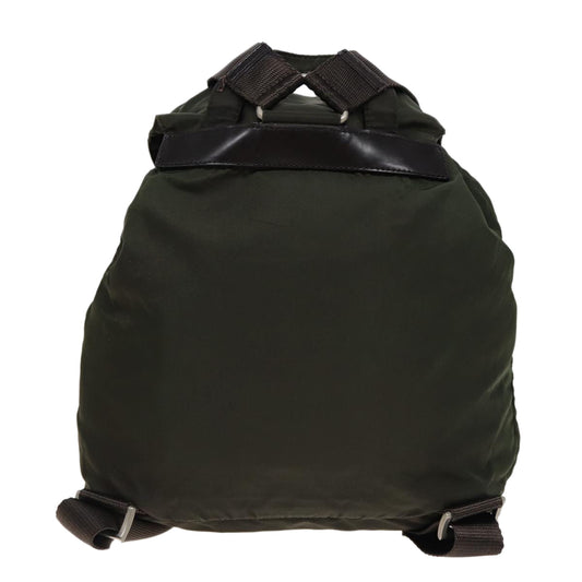 Luxury PradaShoulder Bag Nylon Khaki 78257