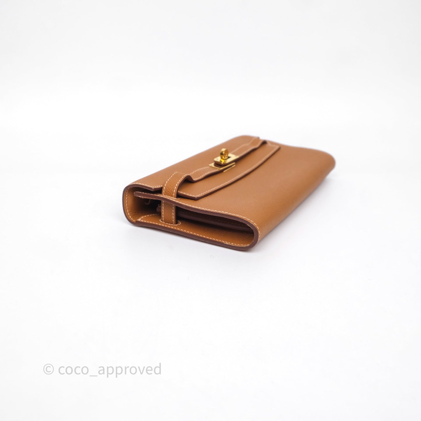 Hermès Kelly To Go Wallet Gold 37 Epsom Gold Hardware