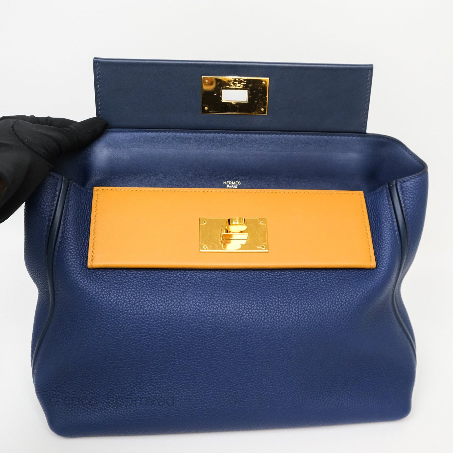 Hermès 24/24 29 Multicolor Bleu Saphir Navy Sesame TM/Swift Gold Hardware