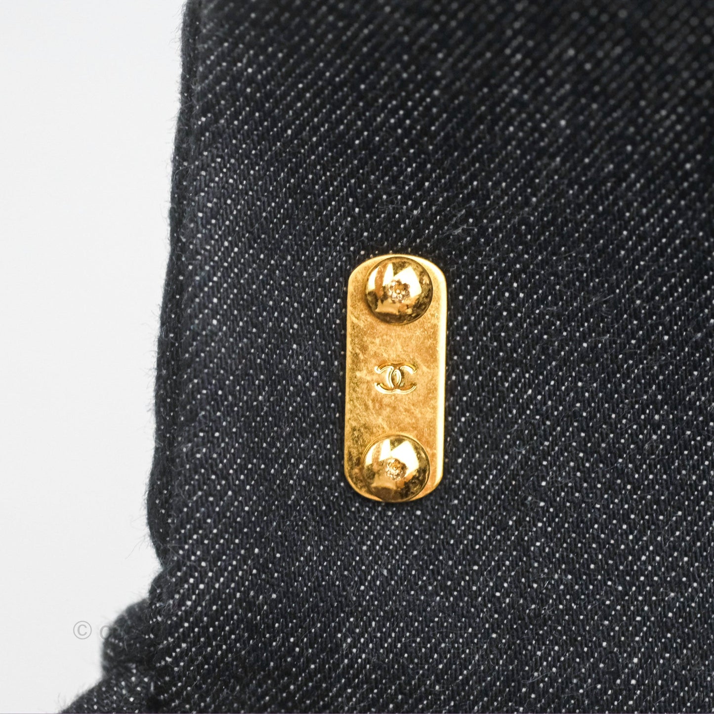 Chanel Medium Funky Town Flap Denim Aged Gold Hardware 22S