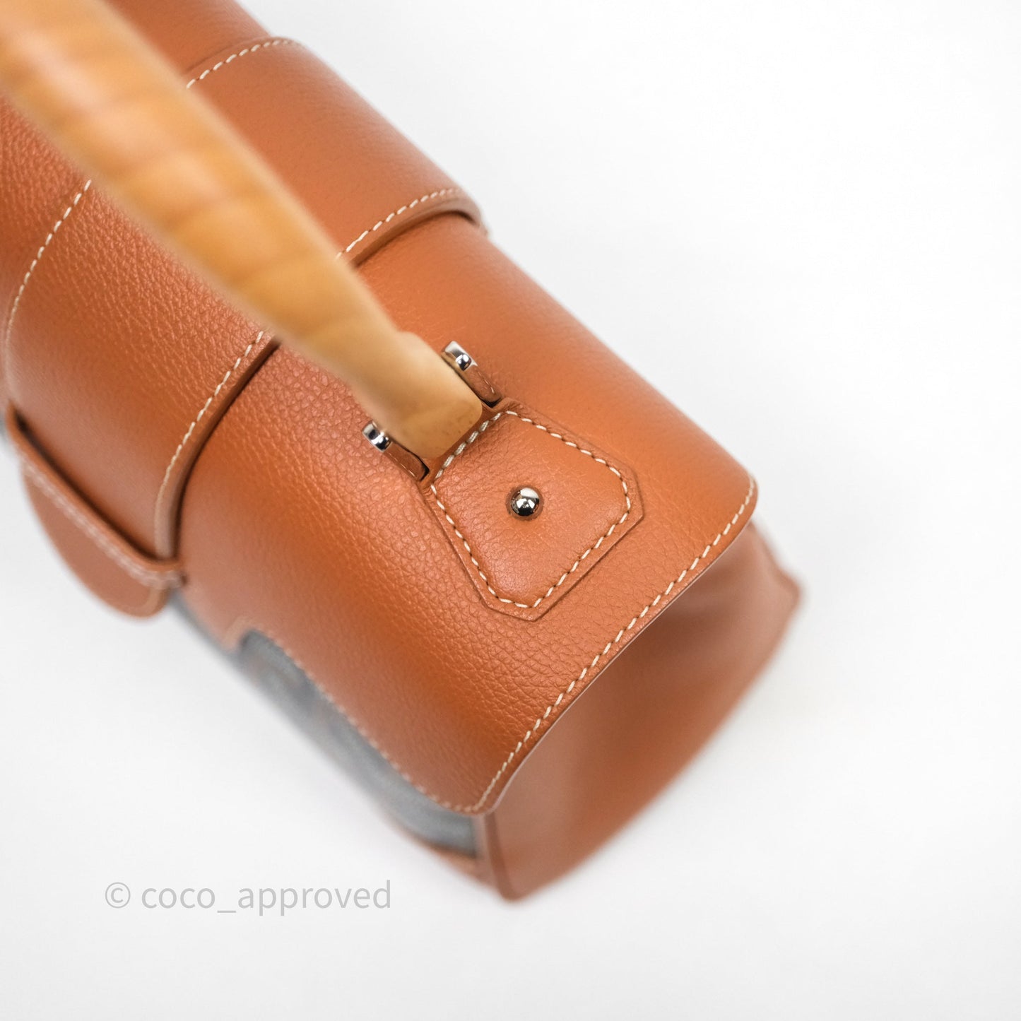 Goyard Saïgon Mini Bag Tan Goyardine Canvas/Chevroches Calfskin
