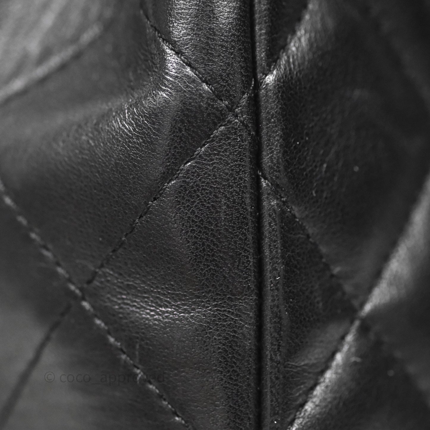Chanel Jumbo Single Flap Black Lambskin Silver Hardware