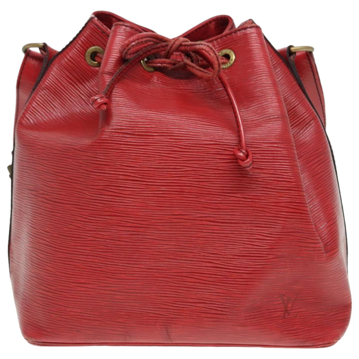 LOUIS VUITTON Epi Petit Noe Shoulder Bag Red M44107 LV 78363