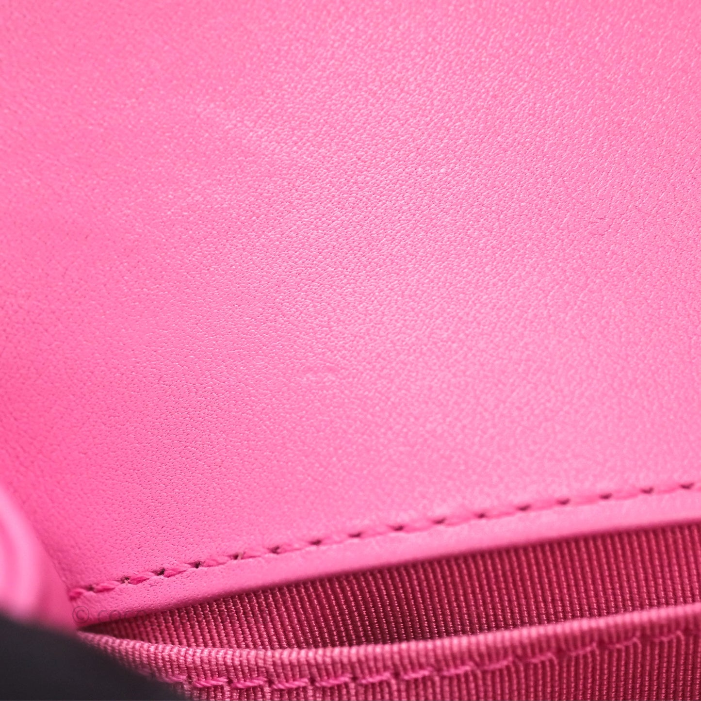 Chanel Small Boy Pink Calfskin Aged Gold Hardware