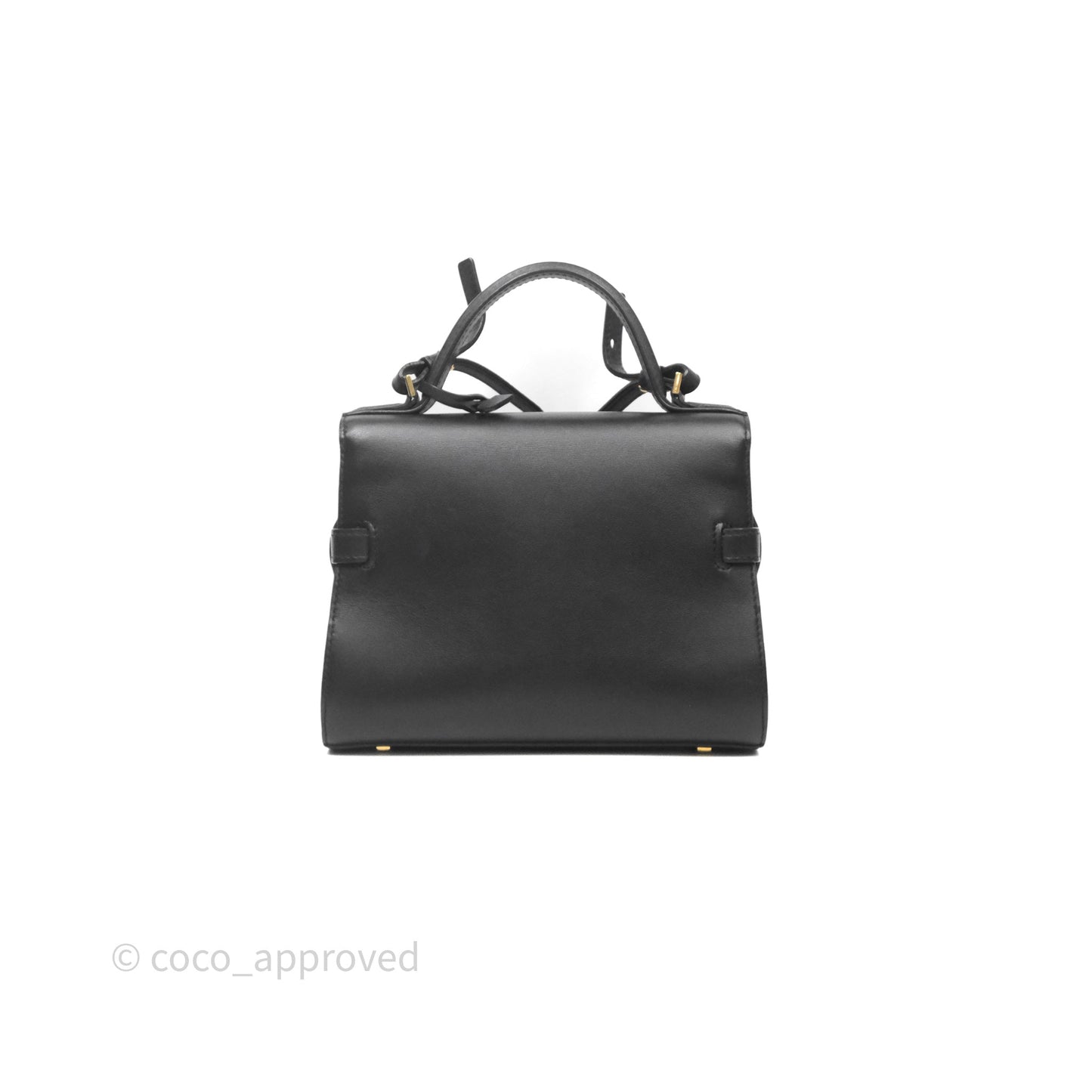 Delvaux Tempête Mini Black Calfskin Gold Hardware