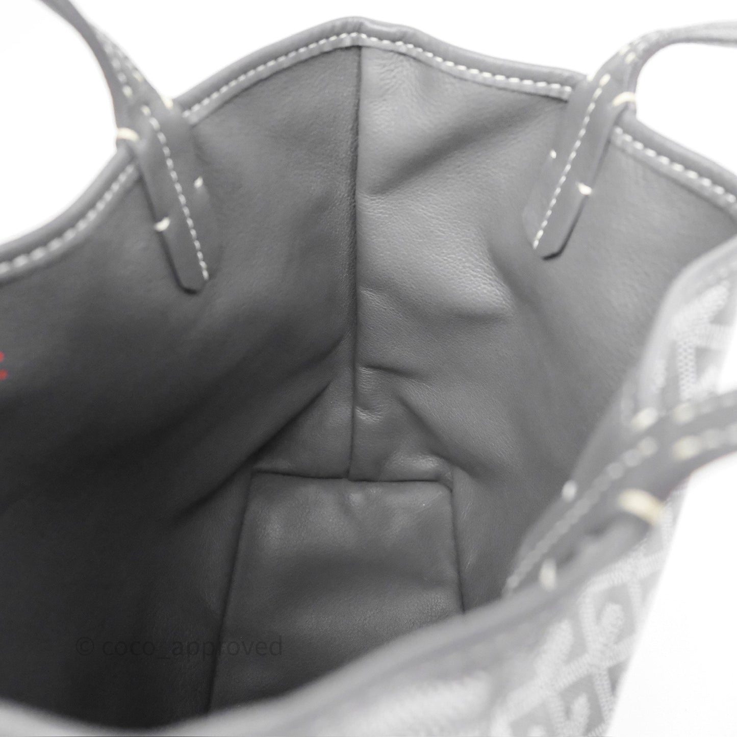 Goyard Anjou Mini Bag Goyardine Canvas Grey