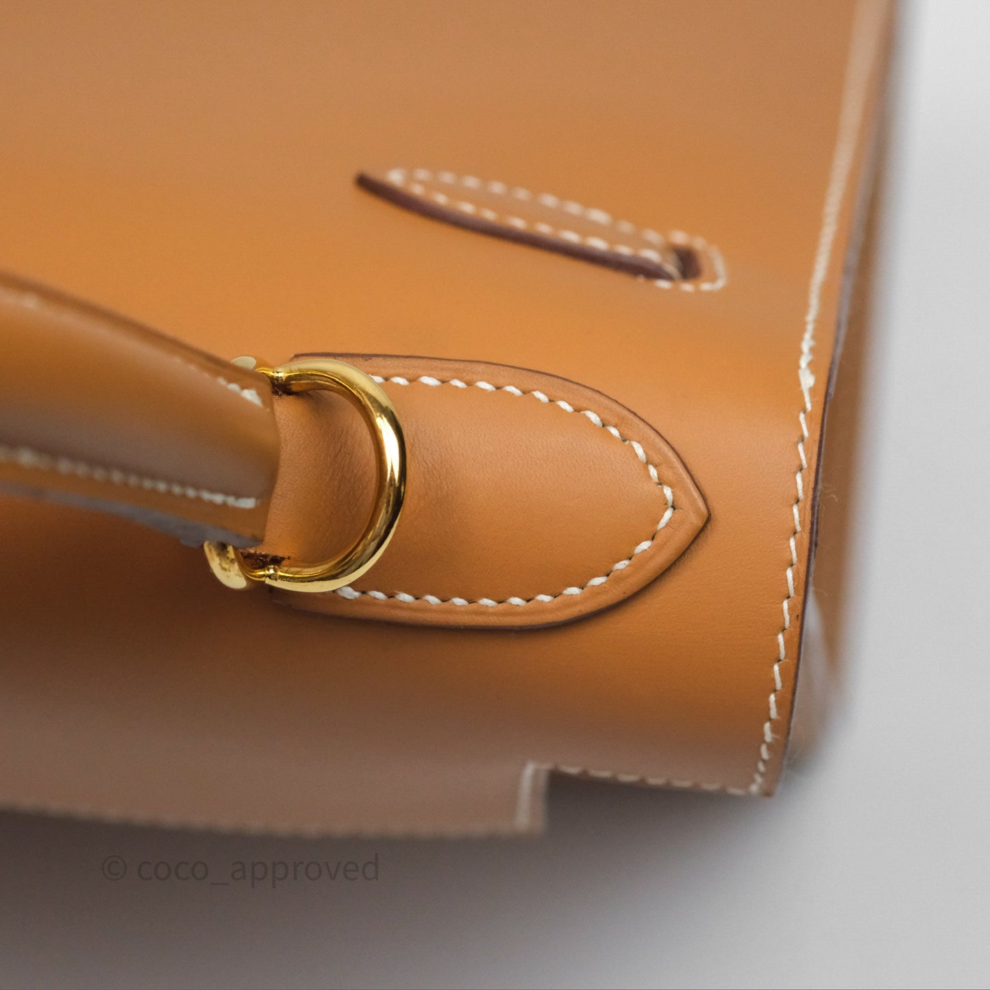 Hermès Kelly II 28 Sellier Gold 37 Chamonix Leather Gold Hardware