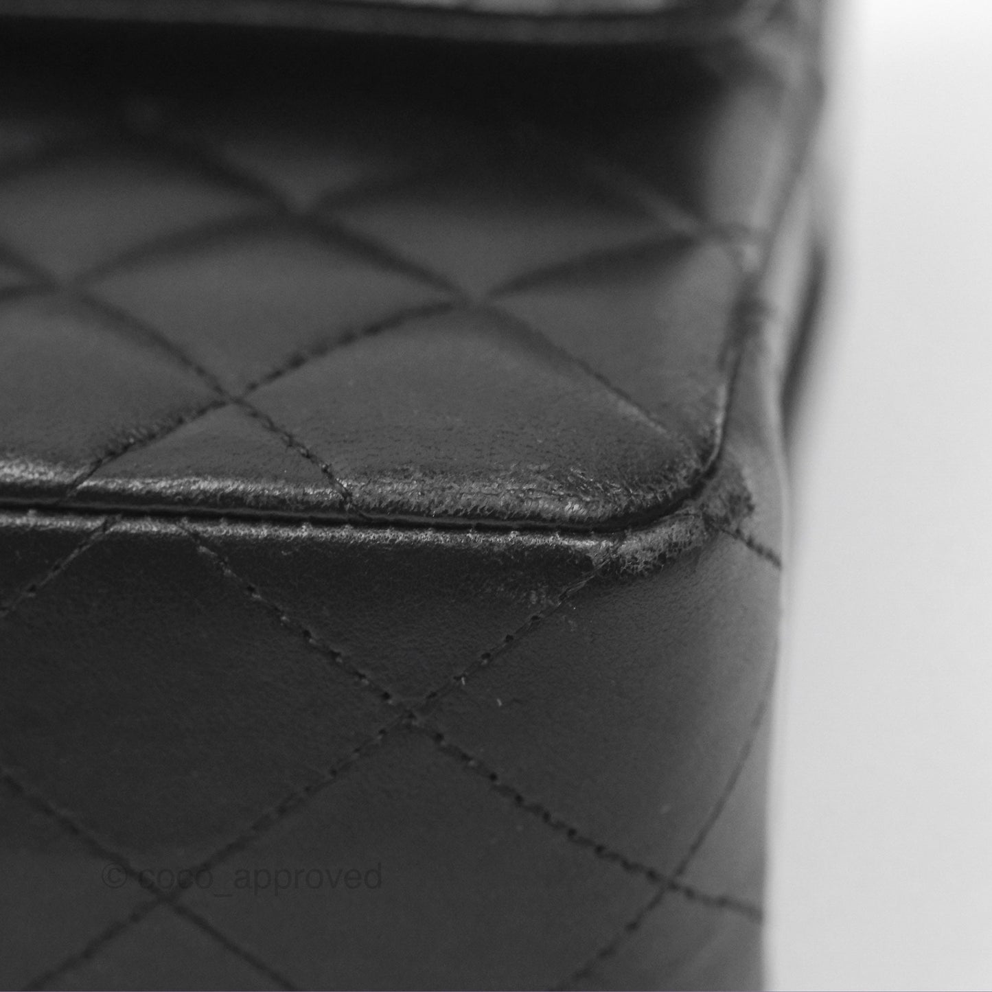 Chanel Small Classic Quilted Flap Black Lambskin Gold Hardware