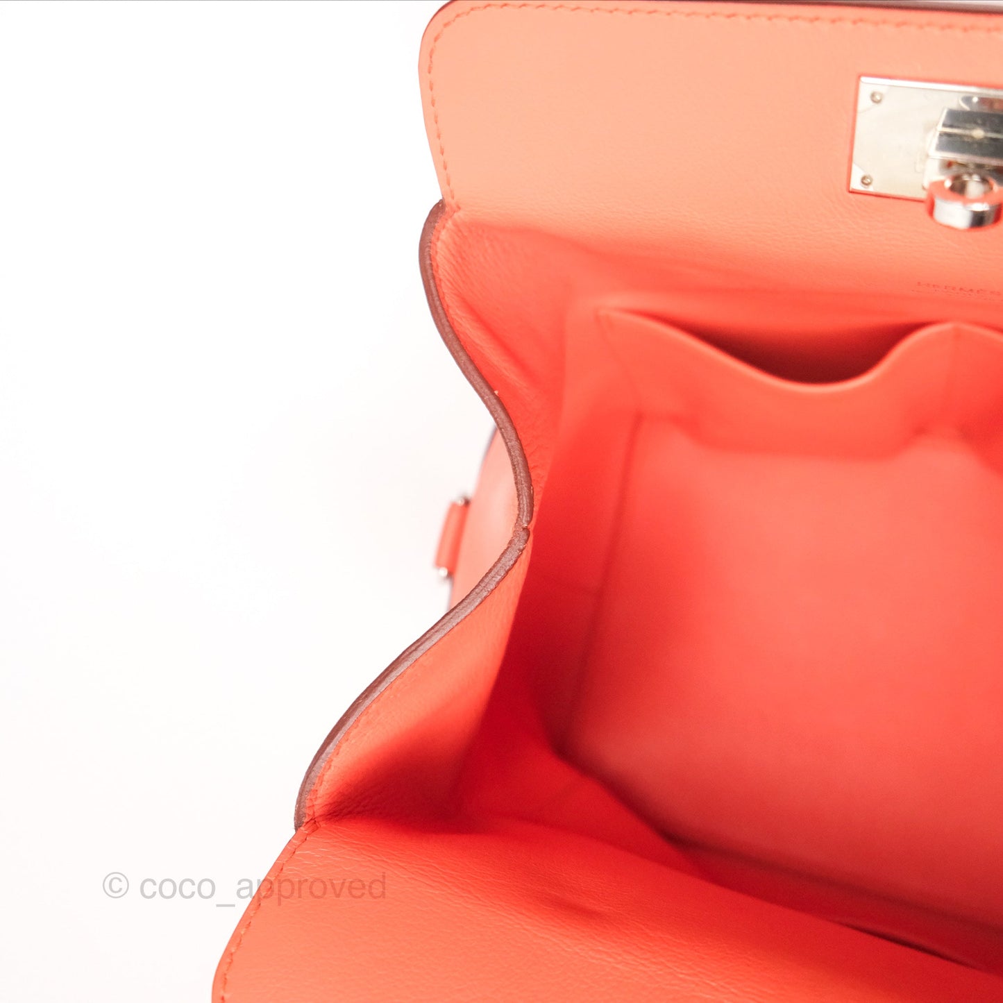 Hermès ToolBox 20 Mangue Evercolor Palladium Hardware