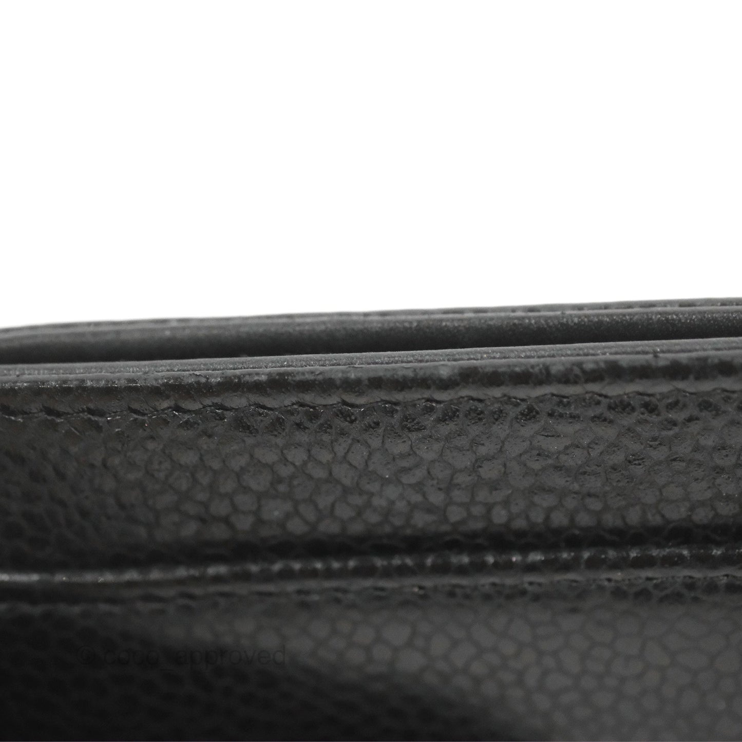 Chanel CC Card Holder Black Caviar