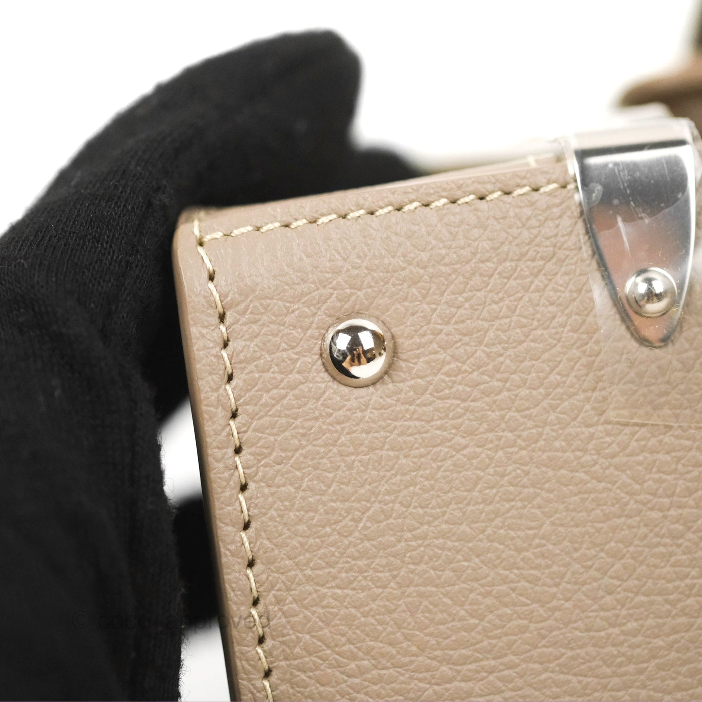 Goyard Saïgon Structuré Nano Bag Grege Silver Hardware