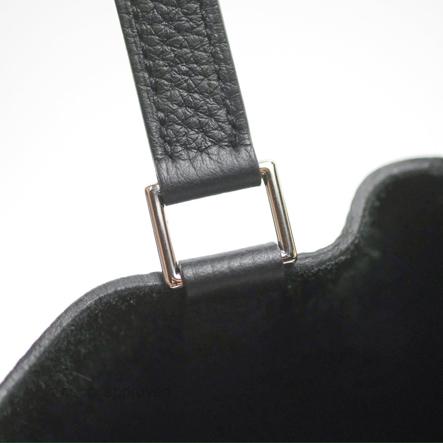 Hermès Picotin 22 Black Noir 89 Clemence Palladium Hardware