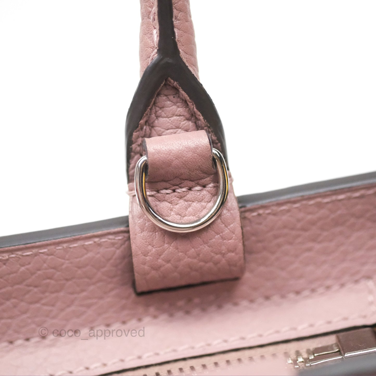 Moynat Pauline PM Bag Purple Calfskin Silver Hardware