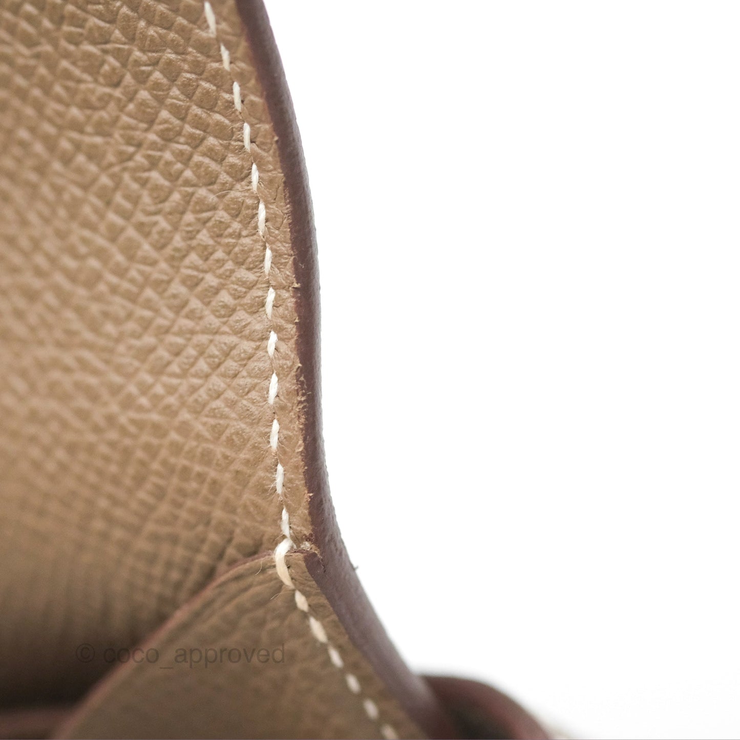 Hermès Kelly Wallet Etoupe Epsom Palladium Hardware