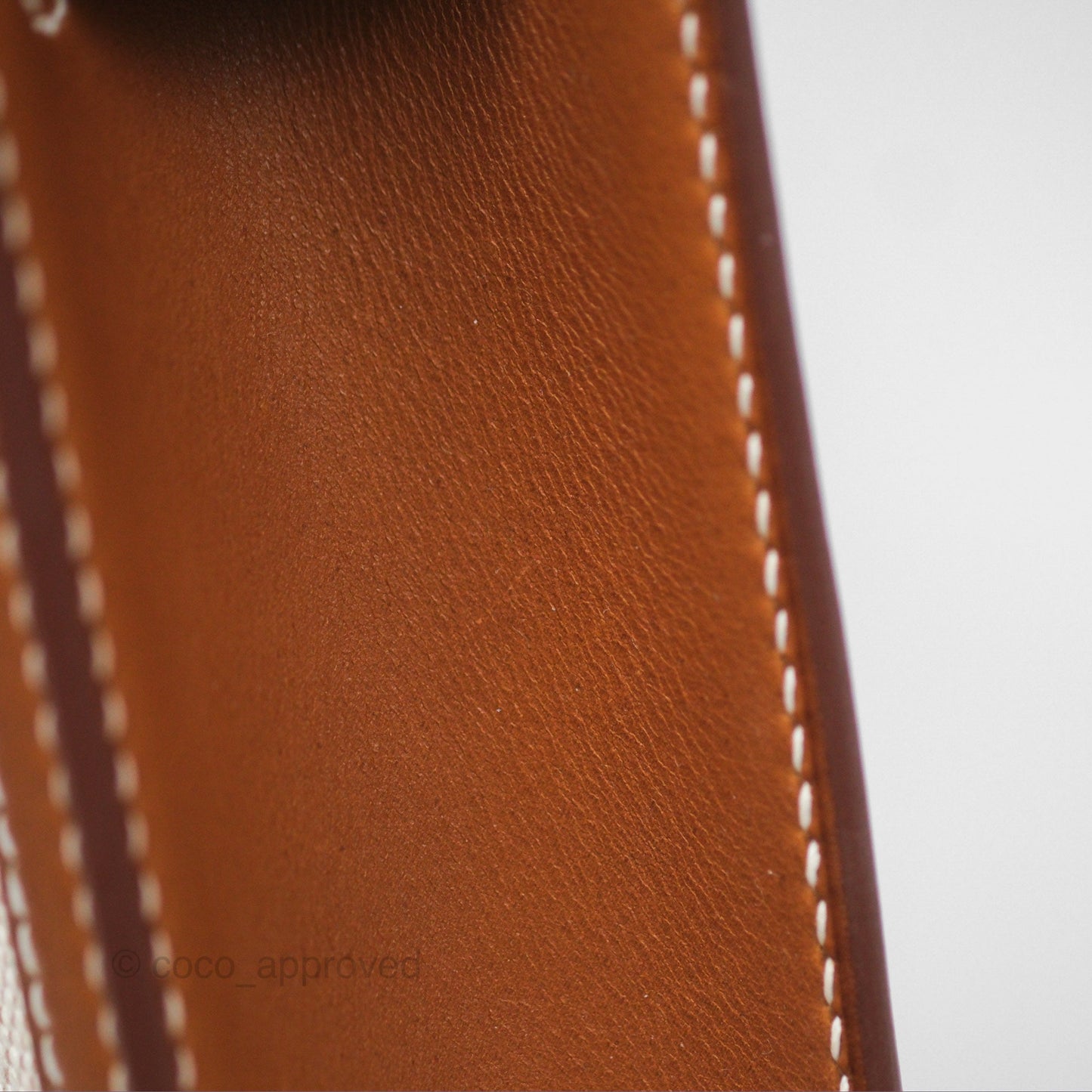 Hermès Kelly Depeches 25 Pouch Ecru-beige 14 Toile H/ Fauve 34 Barenia Gold Hardware
