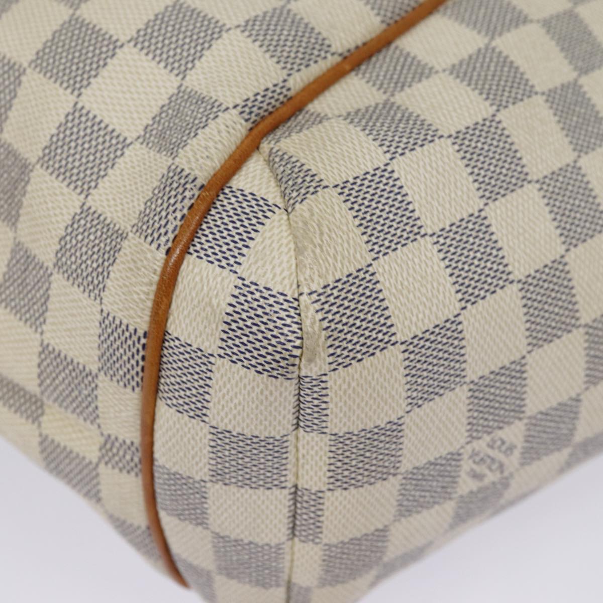 LOUIS VUITTON Damier Azur Totally PM Tote Bag N41280 LV 78566