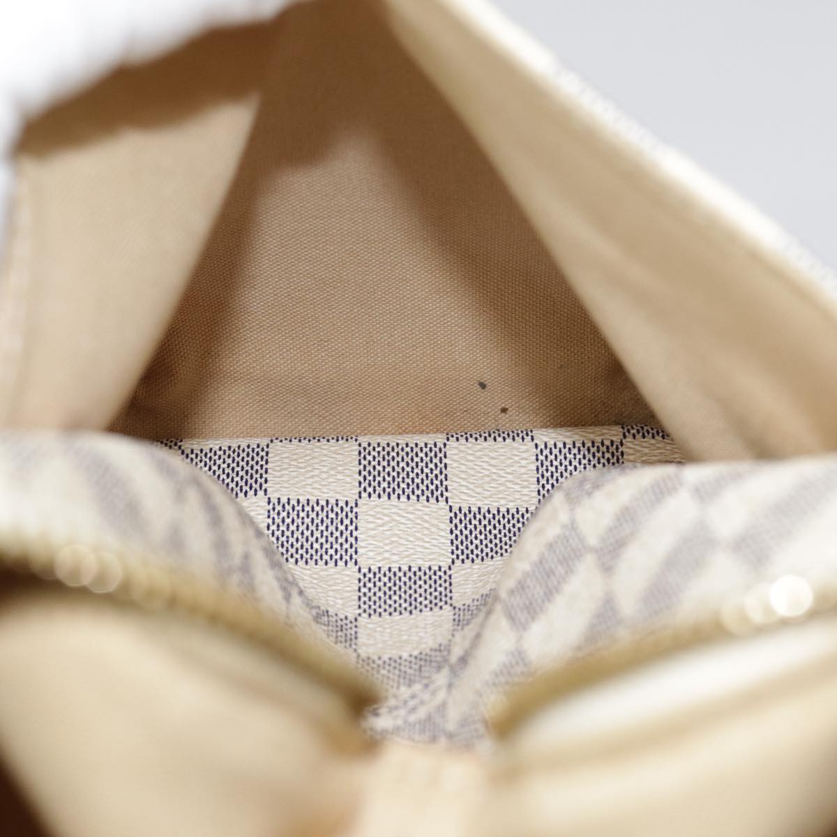 LOUIS VUITTON Damier Azur Totally PM Tote Bag N41280 LV 78566