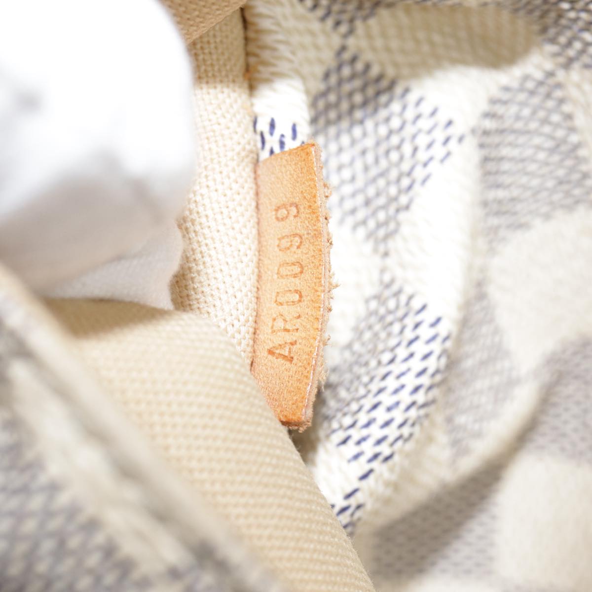 LOUIS VUITTON Damier Azur Totally PM Tote Bag N41280 LV 78566