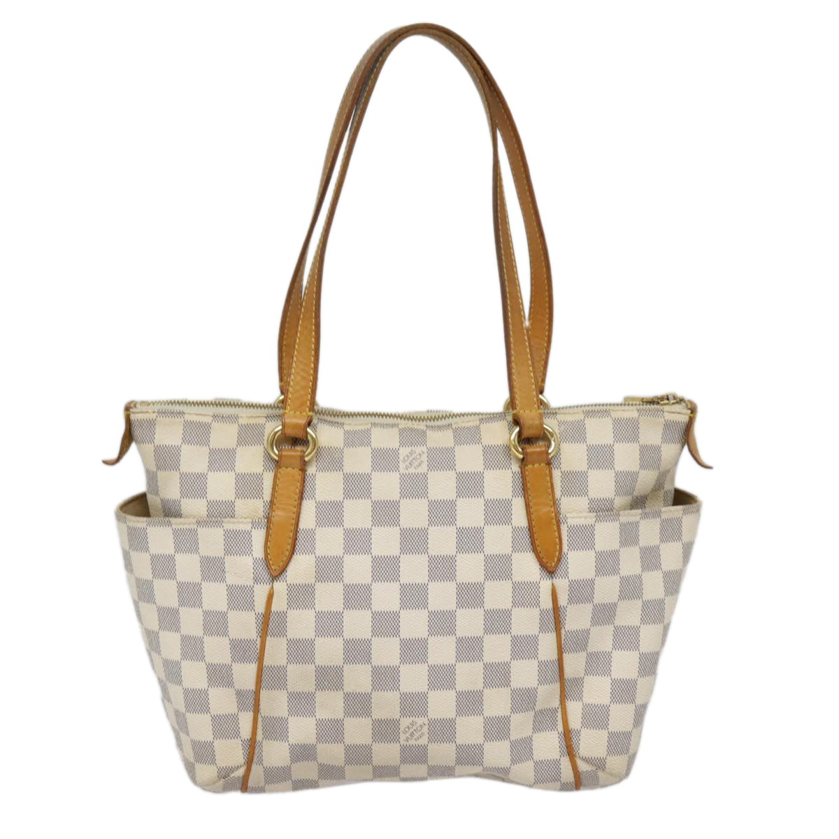 LOUIS VUITTON Damier Azur Totally PM Tote Bag N41280 LV 78566