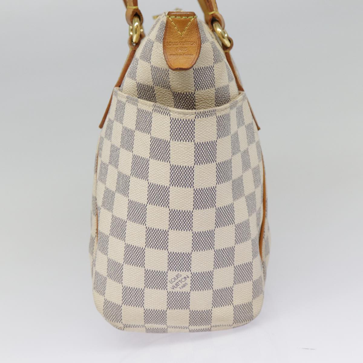 LOUIS VUITTON Damier Azur Totally PM Tote Bag N41280 LV 78566