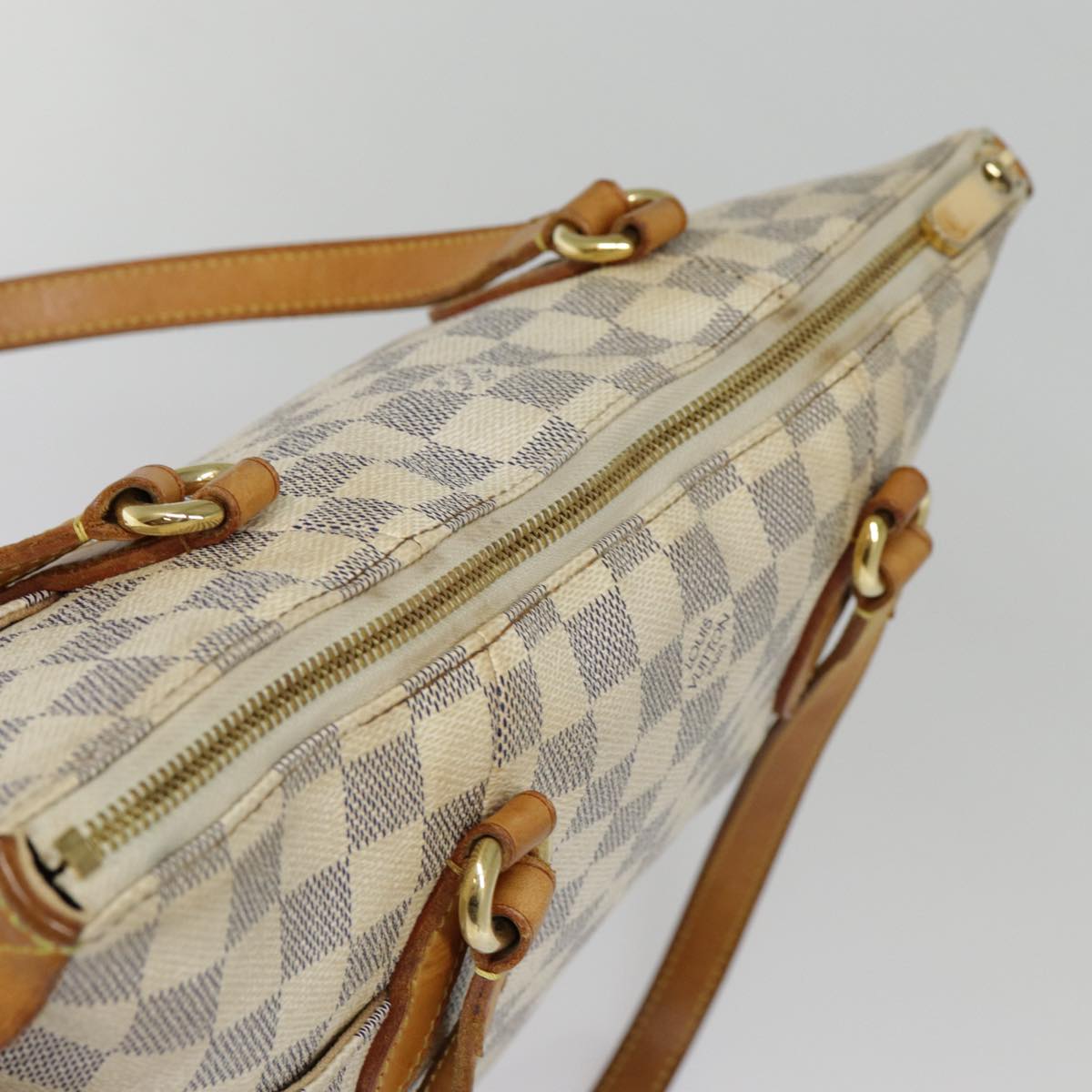 LOUIS VUITTON Damier Azur Totally PM Tote Bag N41280 LV 78566