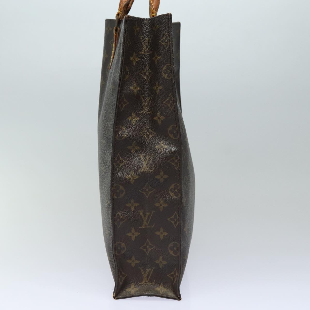 LOUIS VUITTON Monogram Sac Plat Hand Bag M51140 LV 78583