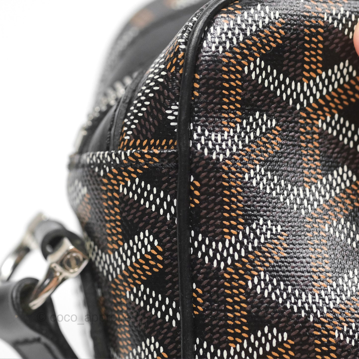 Goyard Cap-Vert PM Bag Black Goyardine