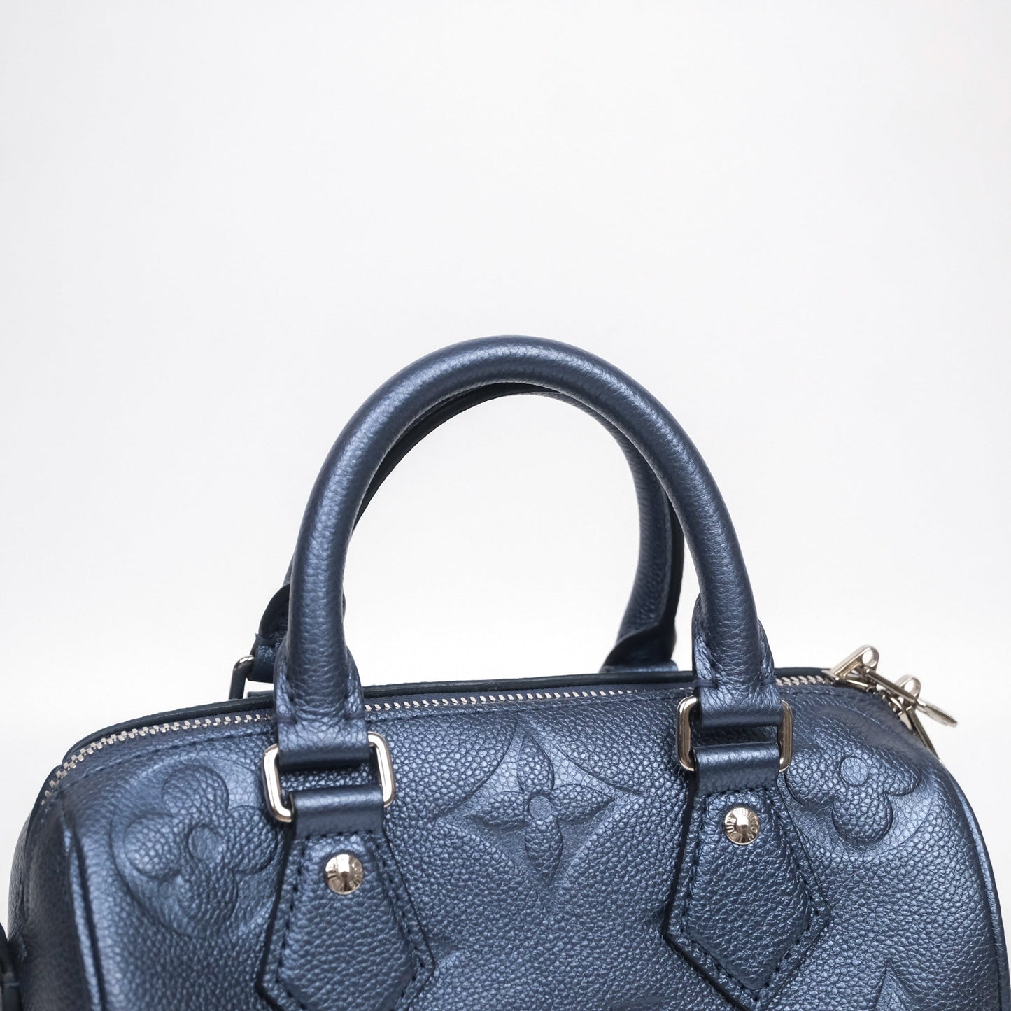 Louis Vuitton Speedy Bandoulière 20 Monogram Empreinte Navy