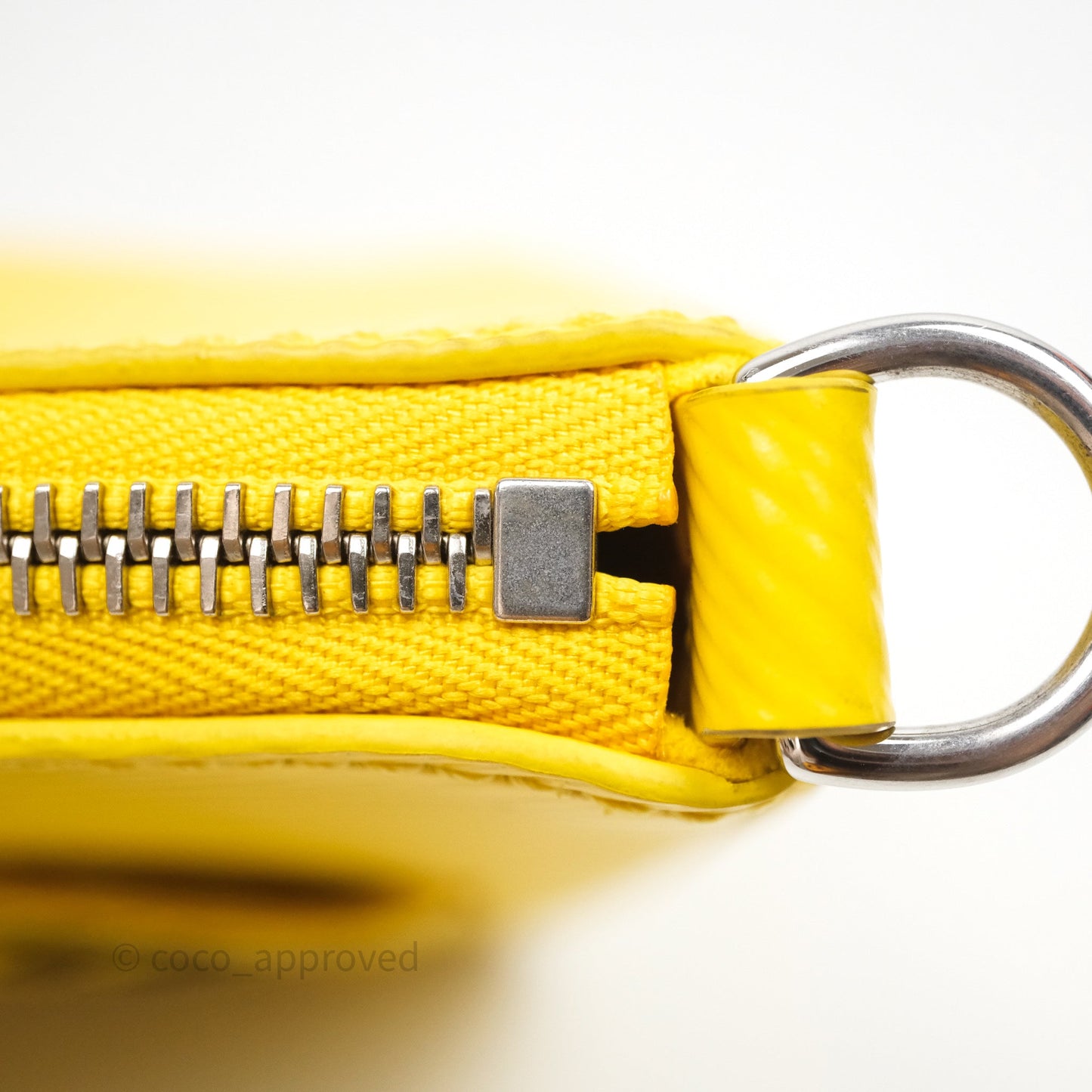 Louis Vuitton x Yayoi Kusama Epi Marellini Bag Infinity Dots Yellow Silver Hardware