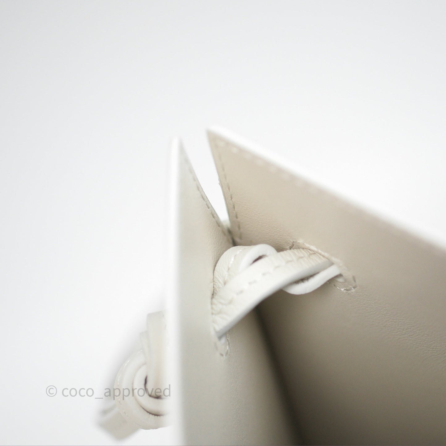 Loewe Dice Pocket in Classic Calfskin White