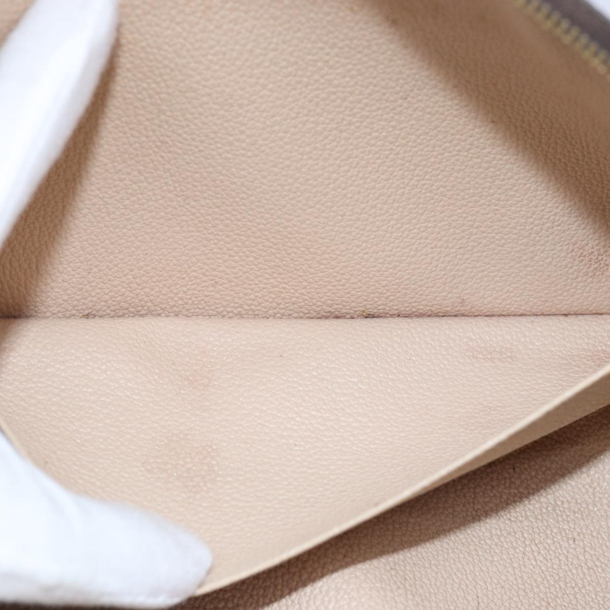 LOUIS VUITTON Monogram Trousse Demi Ronde Cosmetic Pouch M47520 LV 78650