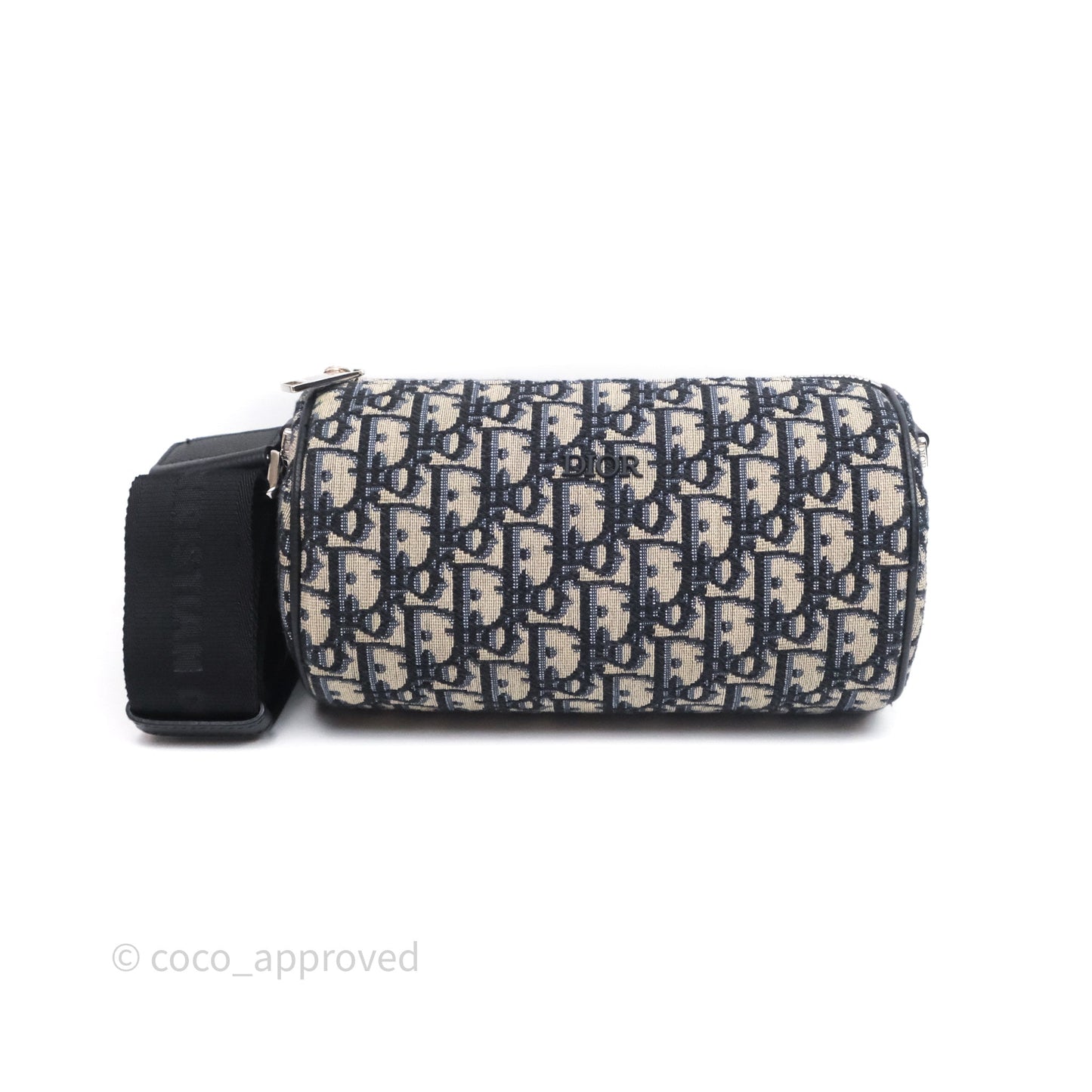 Dior Men's Mini Roller Messenger Bag Oblique Jacquard