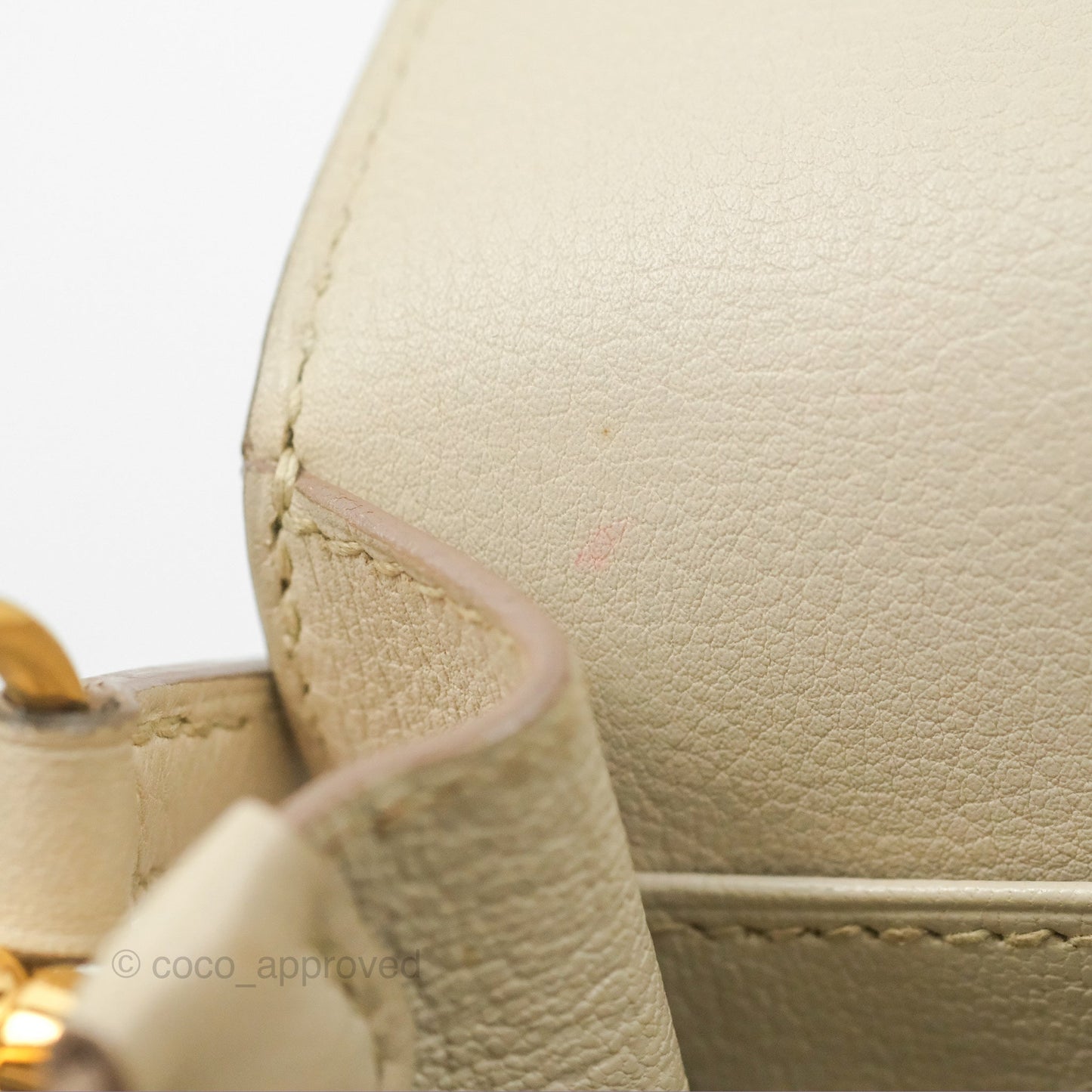 Hermès Roulis Mini 18 Beton Evercolor Gold Hardware